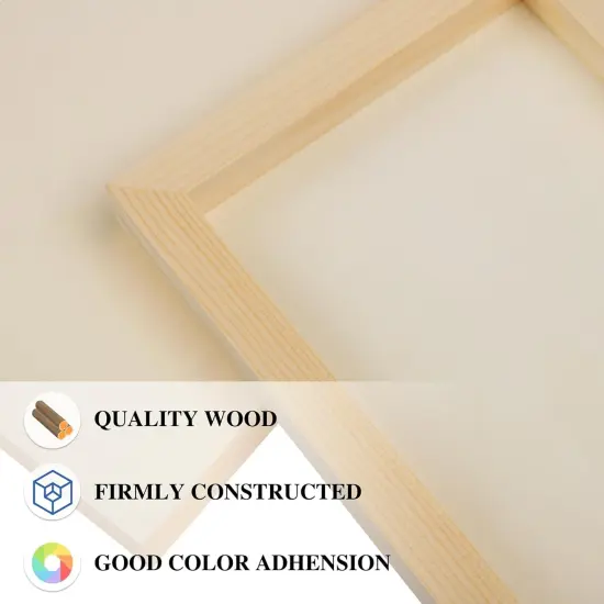 6 x 12 Inch Wooden Panels Canvas Unfinished Craft Wood {3}