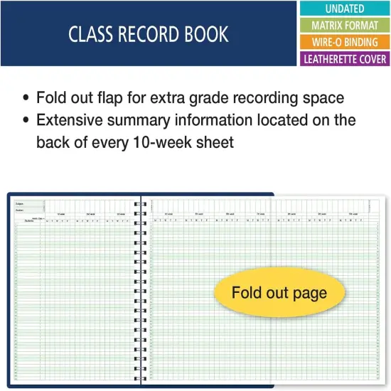 Wide Plan and Record Book - 8 1/2" x 11" {4}