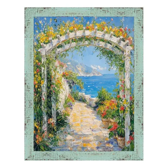 Slim Teal Seaspray Chabi Chic Farmhouse Barnwood Rustic Picture Frame 11x16 frame {2}