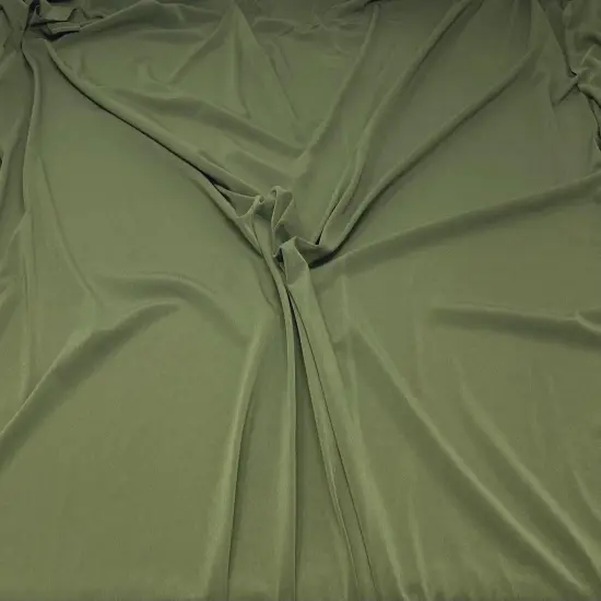 1 Yard Soft ITY Knit Solid Fabric Smooth Stretchy Material for Stylish Draped Clothing 60 Inch Width Hunter Green {5}