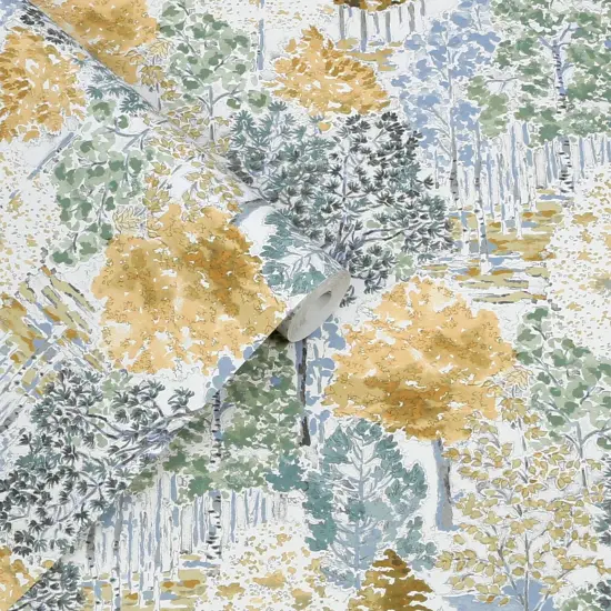 Laura Ashley Bernwood Chre Yellow Wallpaper {3}