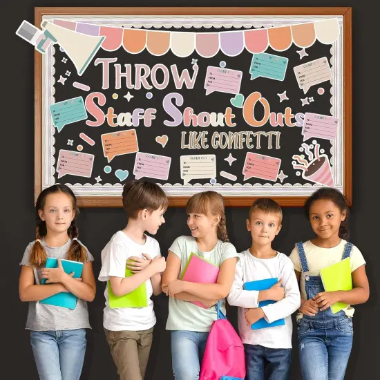 Staff Shout Out Bulletin Board Decorations Sets {4}