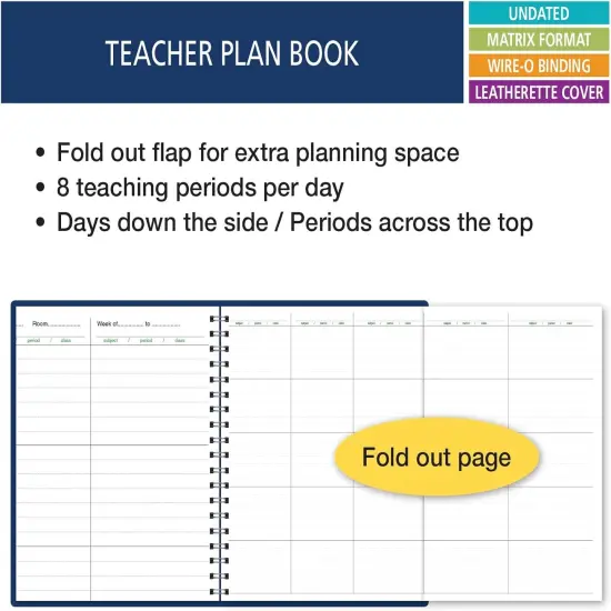 Wide Plan and Record Book - 8 1/2" x 11" {3}