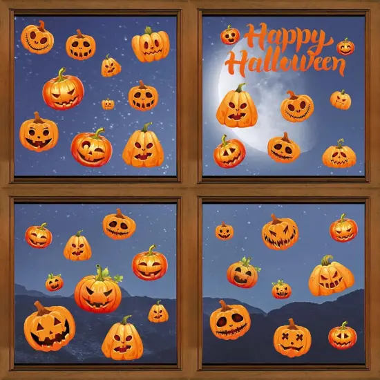 Halloween Thanksgiving Window Stickers {1}