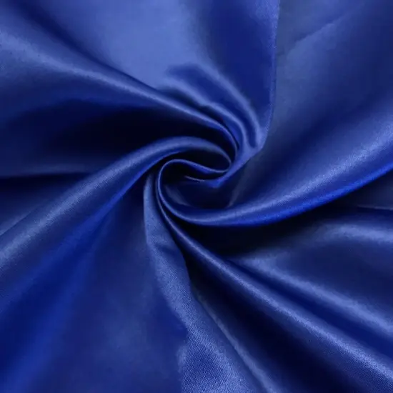1 Yard Royal Blue Matte Peau de Soie Duchess Satin Fabric, 58/60" Wide, Bridesmaid Dress Material {1}