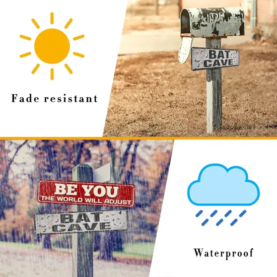 Bat Cave Metal Street Sign Vintage {4}