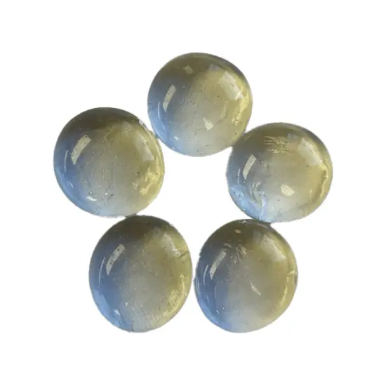 Clear Glass Nuggets - 12oz Bag - Flat Glass Gems/Beads - Decorative Glass Stones - Great for Mosaics and Other Glass Projects {2}
