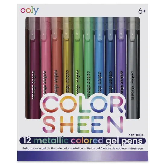 Ooly Color Sheen Metallic Gel Pens Set - Set of 12 {1}