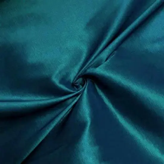 1 Yard 60" Wide Teal Stretch Taffeta Fabric Solid Satin Polyester for Dresses, Bridal Gowns & Crafts {1}