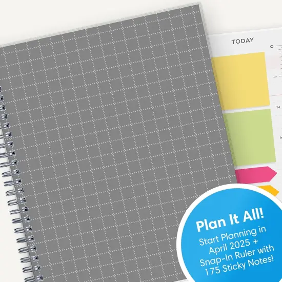 2025-2026 Academic Year Planner Calendar - 7" x 9" - Aiden Dark {3}