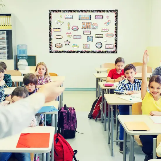 39Pcs Composition Affirmation Station Bulletin Board Set {5}