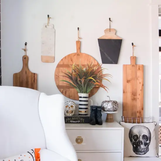 10Pcs Artificial Fall Plants - Fall Orange {5}