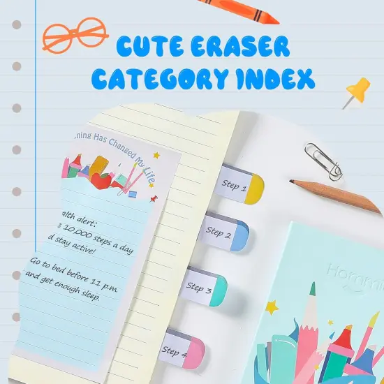 Blackboard Sticky Notes Set (Blue Background) {4}