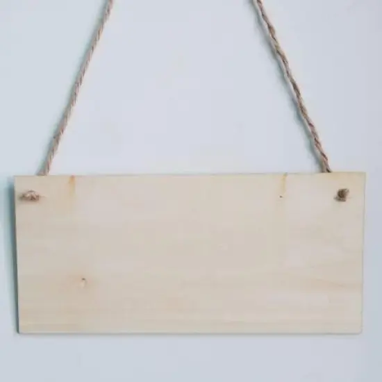 4 Pcs Unfinished Wood Sign Blank Hanging Wooden Plaque DIY Craft-3.93x7.87 inch {5}