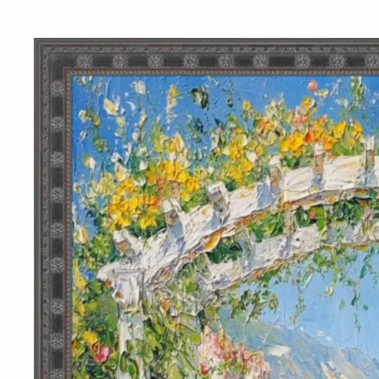 Narrow Black Stars Picture Frame 12x20 frame {2}