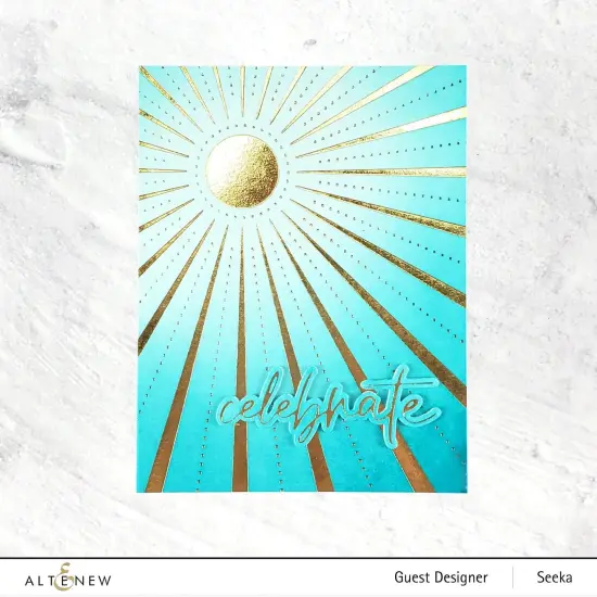 Here Comes the Sun Hot Foil Plate {2}