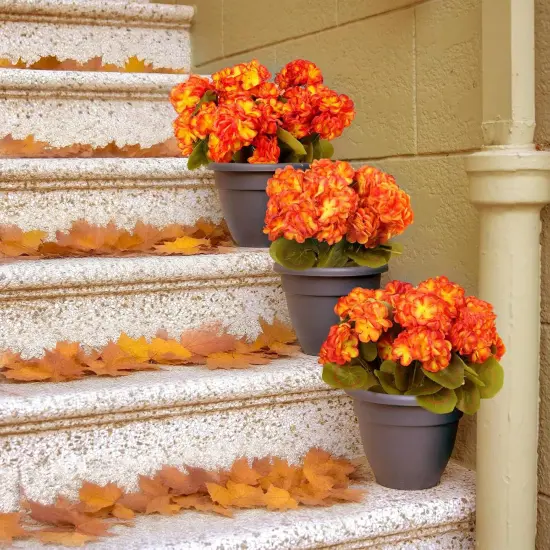 6 Bundles Geranium Artificial Fall Flowers {5}