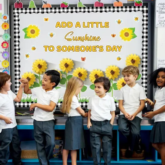 Sunflower Bulletin Board Decorations {5}