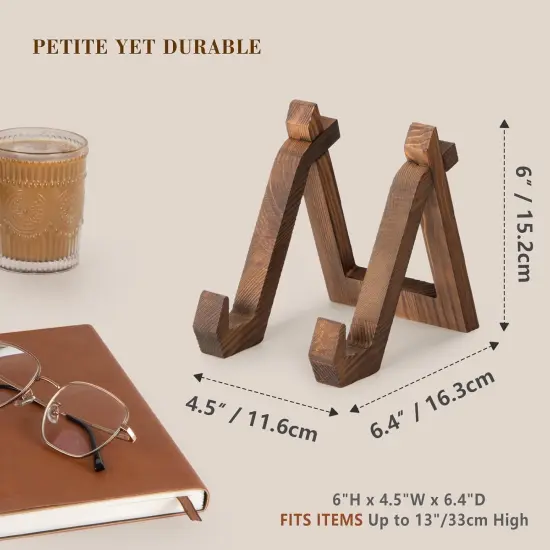 Plate Display Stand, 3 Pack 6 Inch Plate Holder for Displaying {3}