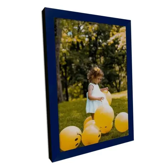 30x40 Blue Picture Frame Gallery Wall Hanging {1}