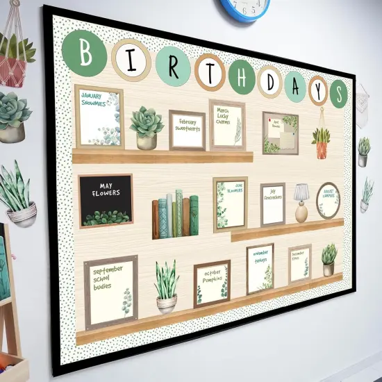 Eucalyptus Birthday Bulletin Board Set for Classroom {2}