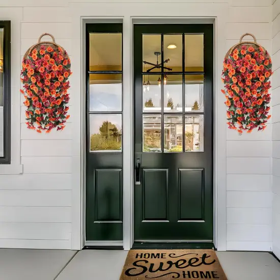 2PCS - Fall Artificial Flowers (Brown) {3}