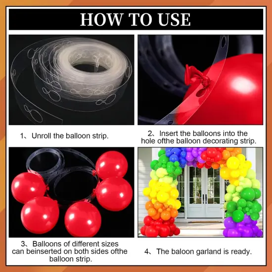 Back To School Balloon Arch Kit 169Pcs {4}