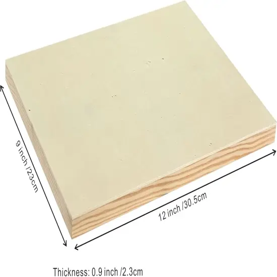 9x12 Wood Canvas for Crafts, 6-Pack Framed Wooden Panel Boards {3}