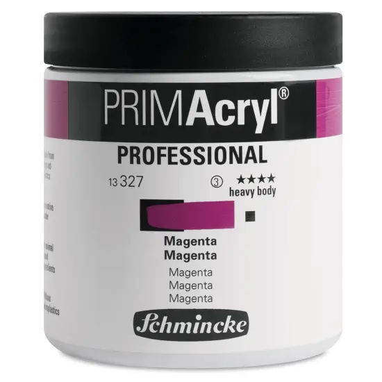 Schmincke Primacryl Professional Acrylic Paint - Magenta, 237 ml Jar {1}