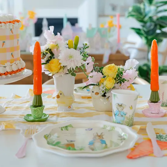 CABBAGE CANDLE HOLDER Pink {4}