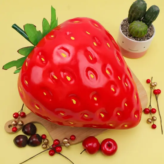 13inch Artificial Large Red Strawberry {3}