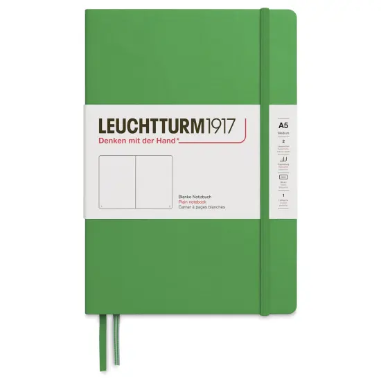 Leuchtturm1917 Blank Hardcover Notebook - Spring Leaf, 5-3/4" x 8-1/4" {1}