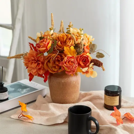 2Pcs Artificial Fall Flowers {4}