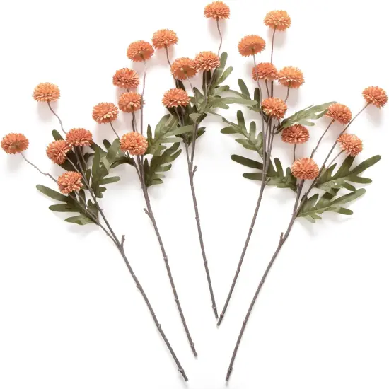 5Pcs Artificial Kiku Flowers {1}