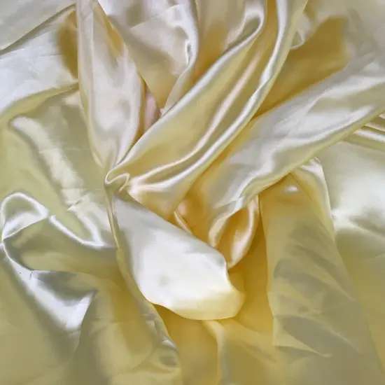 1 Yard Banana Yellow Luxe Satin Textile 100 Percent Polyester for Fashion Drapery and Creative Crafts 58/60 Inch Width {2}