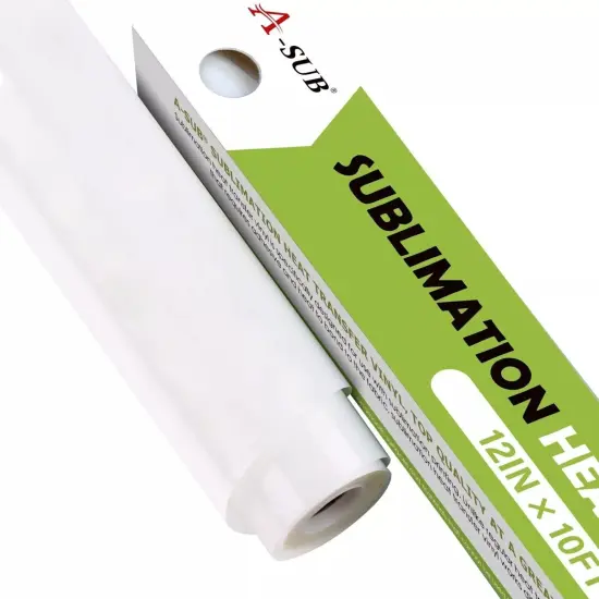 A-SUB Sublimation HTV Clear Matte Vinyl Roll For Light Cotton Shirts {2}