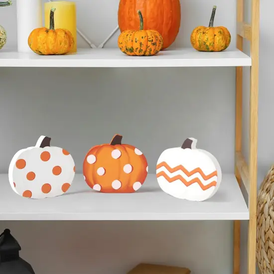 Fall Pumpkin Table Decorations {4}