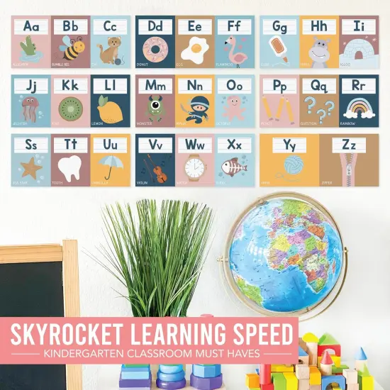 ABC Letters and Numbers Posters for Preschool and Kindergarten {3}