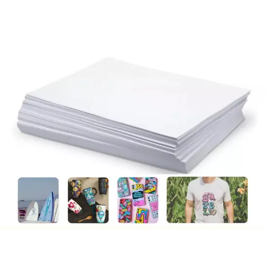 A-SUB Sublimation Bundle - Ink, 8.5x11 Paper & 2 Rolls Heat Tape {4}