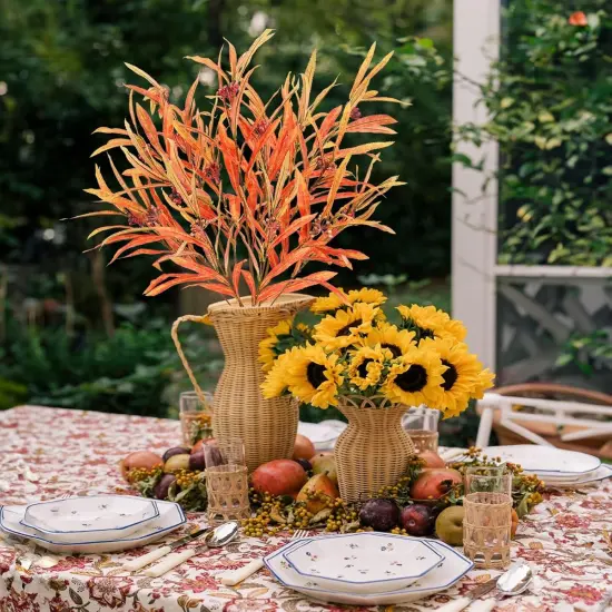 Artificial Fall Leaf Spray Plants {2}