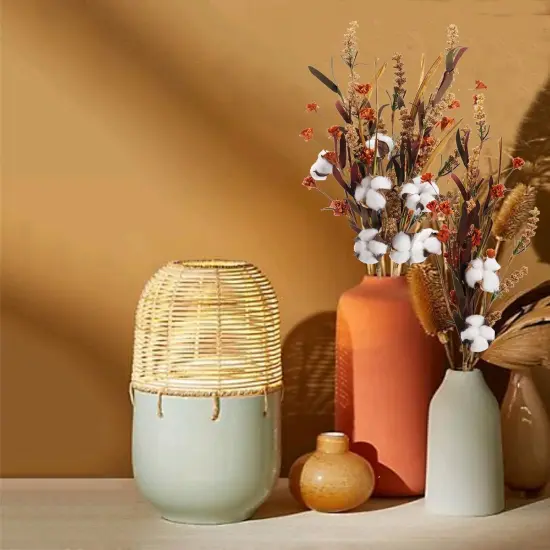 2 Pcs Artificial Fall Flowers 25 inch Fall Floral Stems {5}