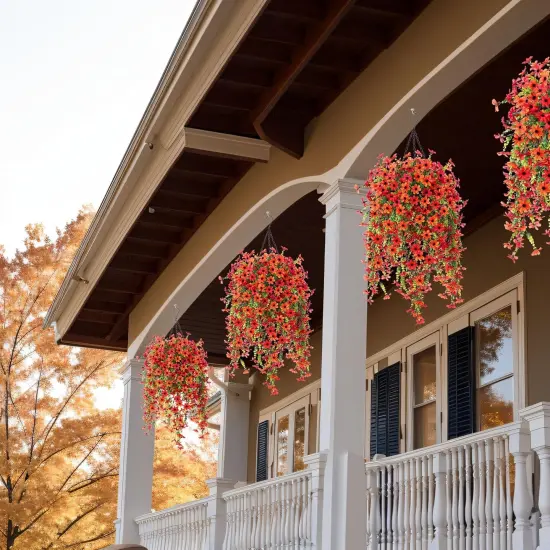 Artificial Fake Hanging Fall Flowers {5}
