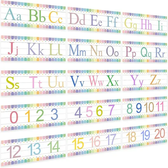 ABC Alphabet Poster Classroom Decorating Set {1}