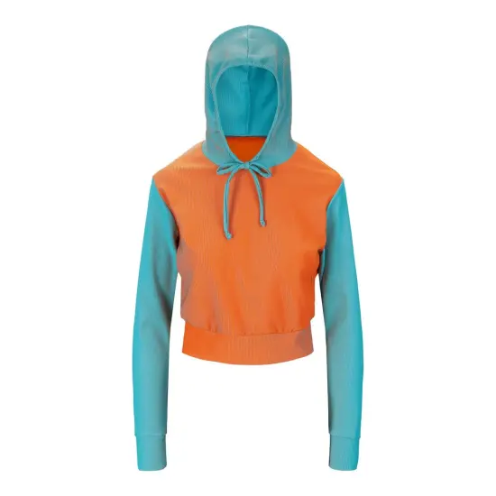 1 Yard Two Tone Rib Nylon Polyester Spandex Fabric, 36" x 55" Wide Rosebud/Lemonade {3}