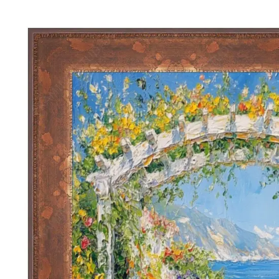 Rust Patina Bronze Gold Black Picture Frame 9x9 frame {2}