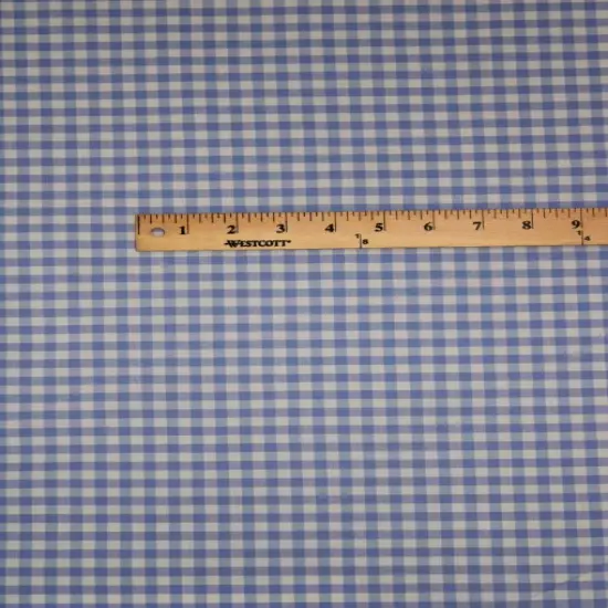 1 Yard Coppen 1/8&Prime; Gingham Checkered Poly Cotton Fabric Woven Non-Stretch 58/59 Inch Wide {3}