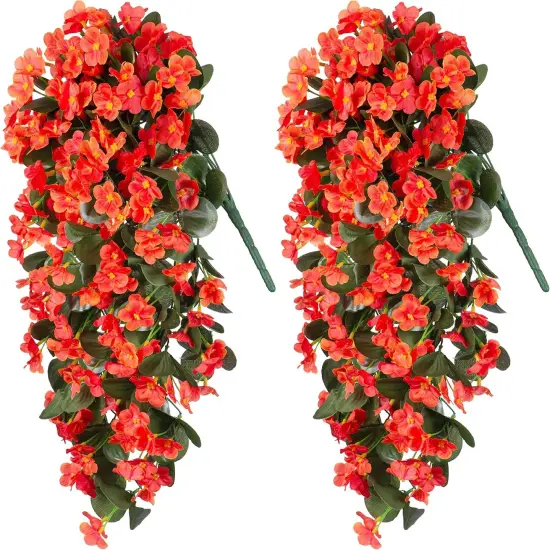 Artificial Fake Hanging Flowers Plants for Outdoor {3}