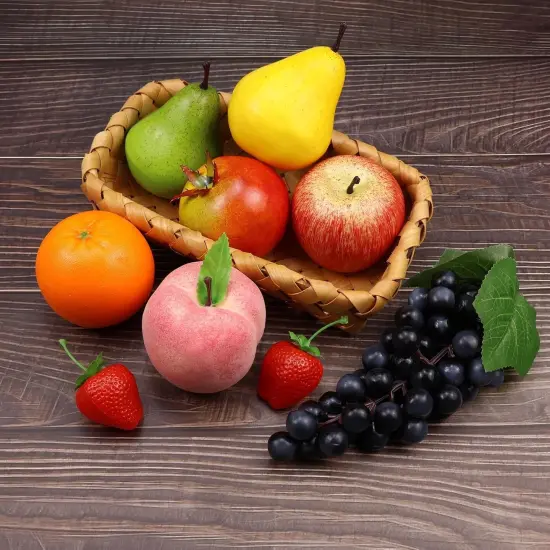 9 PCS Artificial Fruits Fake Fruits {2}