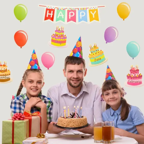 Happy Birthday Bulletin Board Set, 20 Pcs {4}