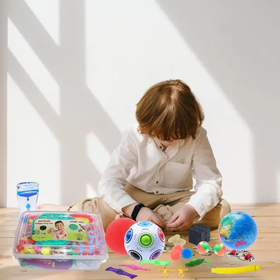 4E's Novelty 30 Pack Fidget Toy Set for Kids - Sensory Toys, Anxiety, ADHD & Autism Toys, Social Emotional Learning {4}